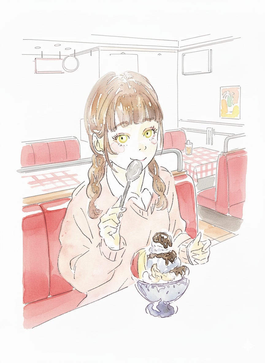 洗練された柔らかなタッチで女性向けイラスト描きます 柔らかなタッチで親しみやすいイラストを作り上げます。 イメージ4