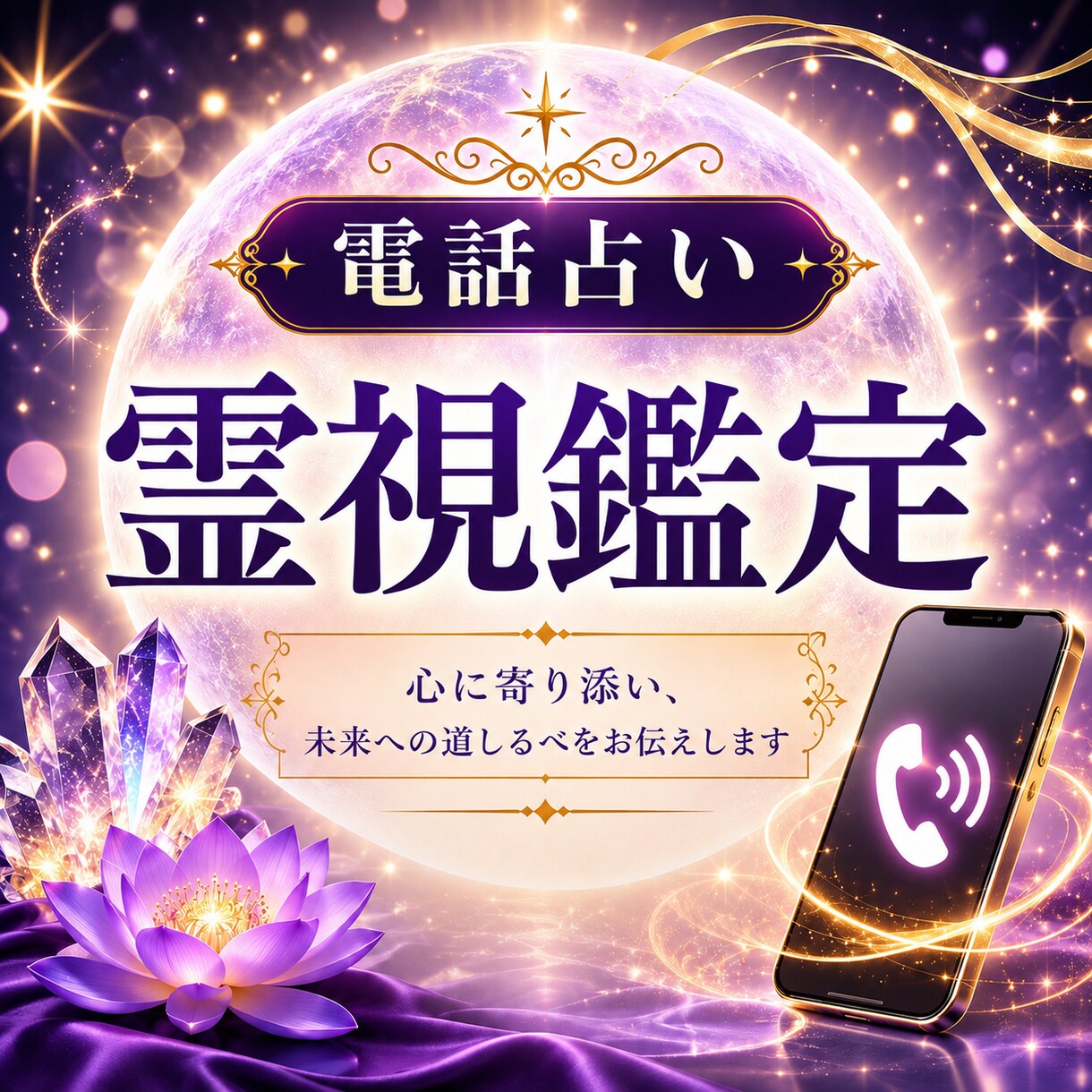 恋愛・復縁｜相手の本音と未来を霊視で電話占いします 言葉にできない恋の苦しさも、私にはそのまま話してください イメージ1
