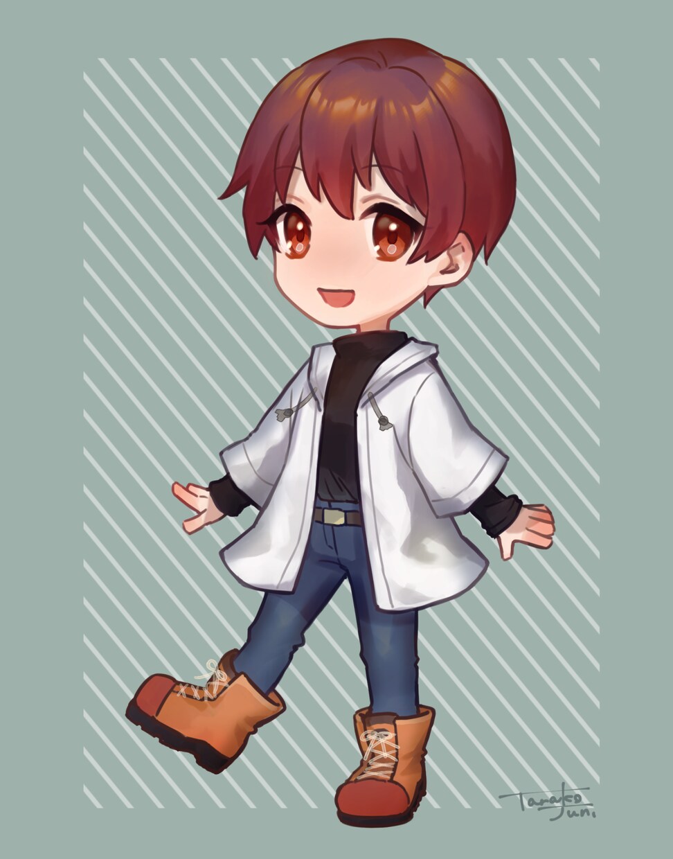 可愛いデフォルメ・ちびキャライラスト描きます SNS・ブログ・動画に可愛いキャラを添えて魅力的に！ イメージ5