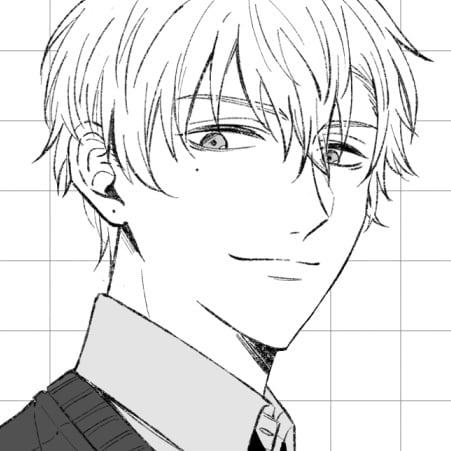 顔が良い男性のモノクロアイコン描きます 正統派な"顔が良い"キャラクターを描きます！ イメージ6
