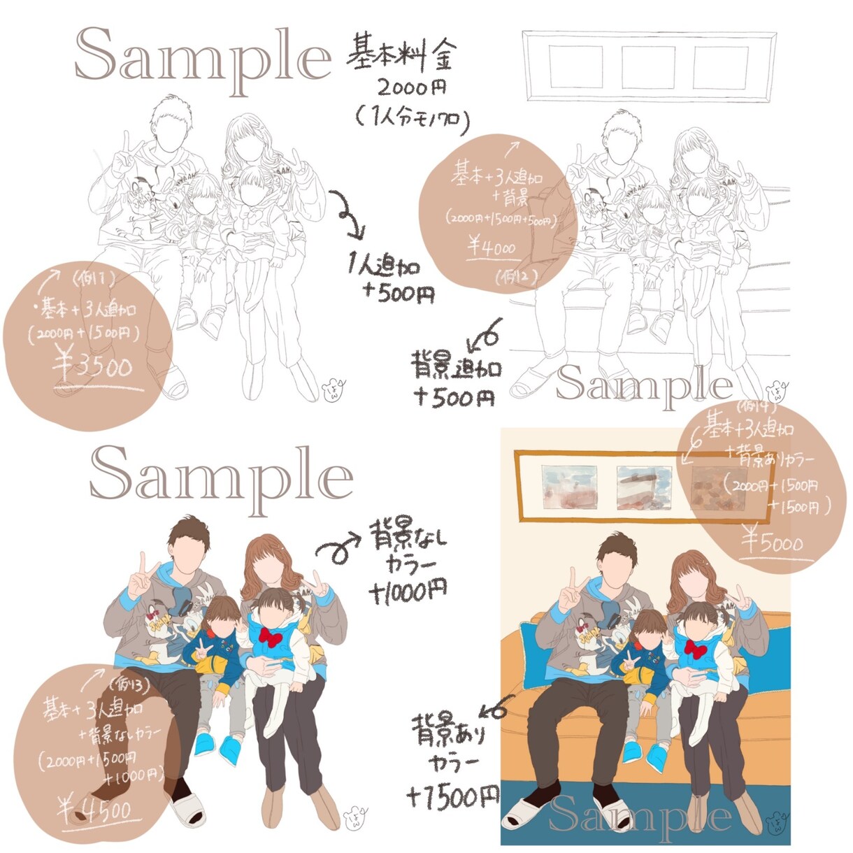 おしゃれな似顔絵アイコン描きます 写真を模写してアイコンを制作します！待ち受け画面にも◎！ イメージ7
