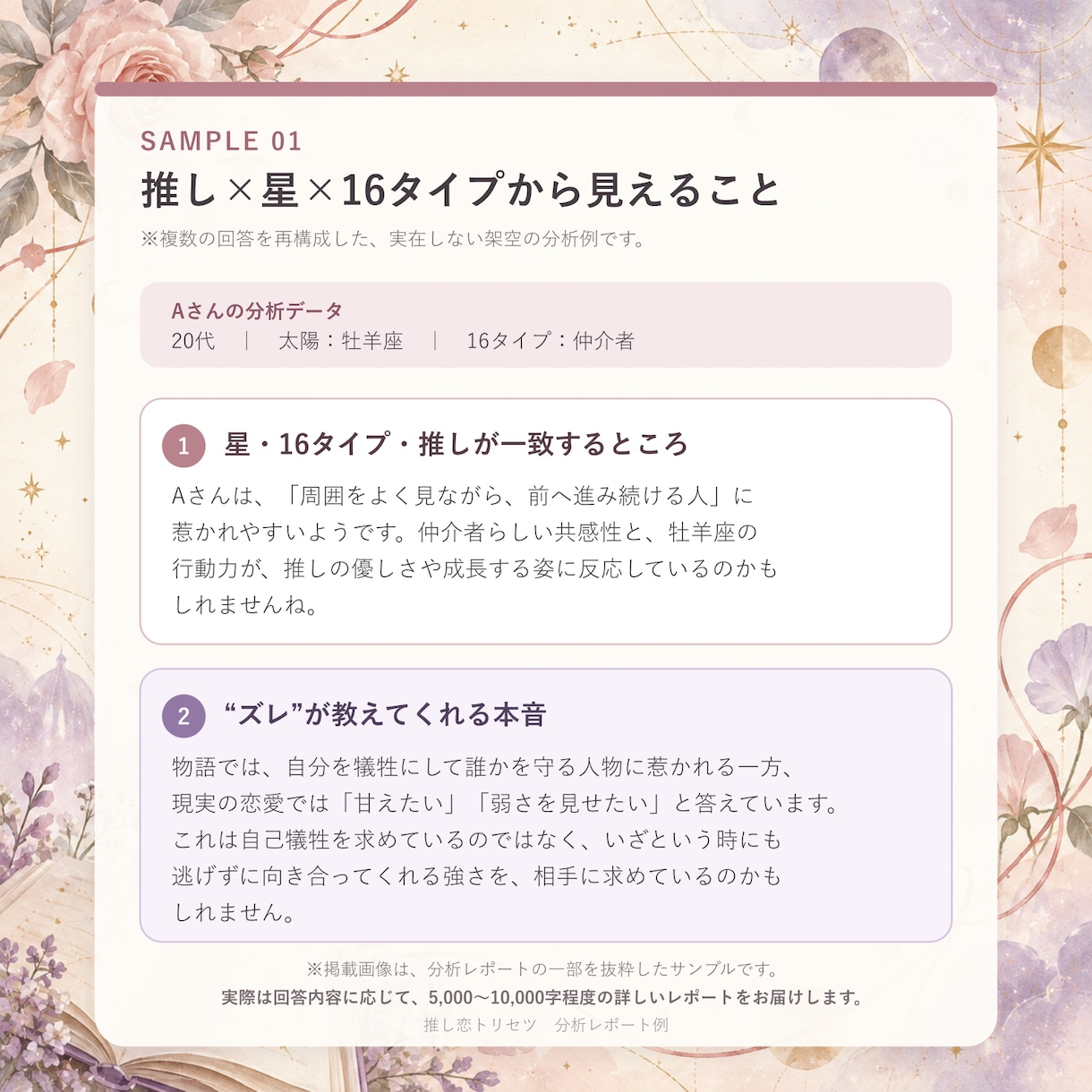 推し×西洋占星術で恋愛トリセツを作ります 恋愛アドバイザーが求める相手と出会い方まで分析 イメージ3