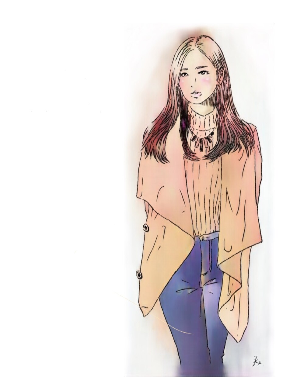人物画を鉛筆タッチの水彩画にて描きます 手書きイラストデータを写真からイラストにて作成致します＾＾ イメージ6