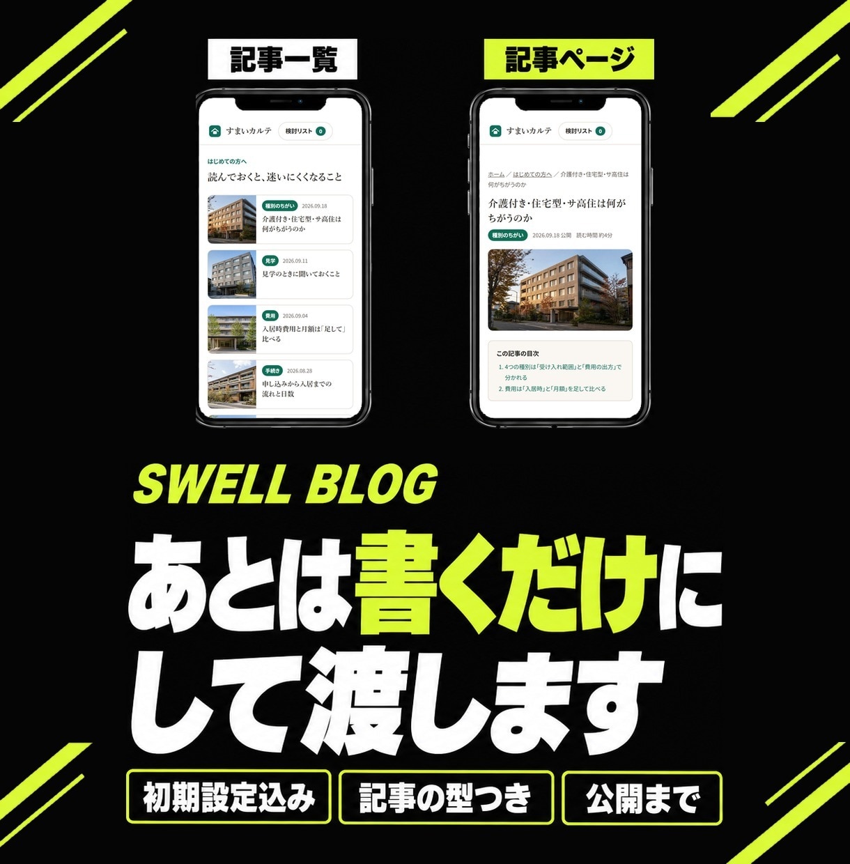 SWELLでWordPressブログを作ります ワードプレスでブログ開設。記事の型づくりから公開まで イメージ1