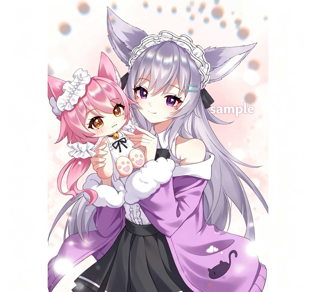 オリジナルキャラのバストアップイラストを制作します OC・SNSアイコンに！草稿2回無料修正で丁寧に対応 イメージ4
