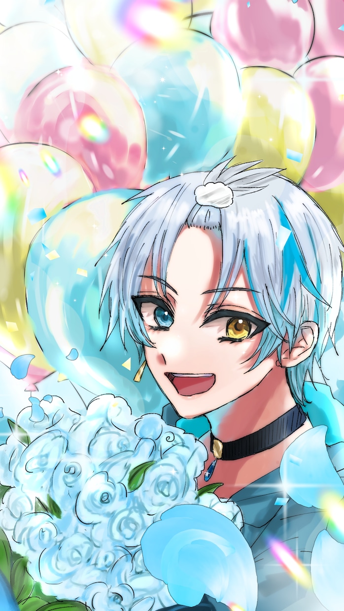 イラスト作成いたします キラキラ華やかなイラストをあなたに イメージ5