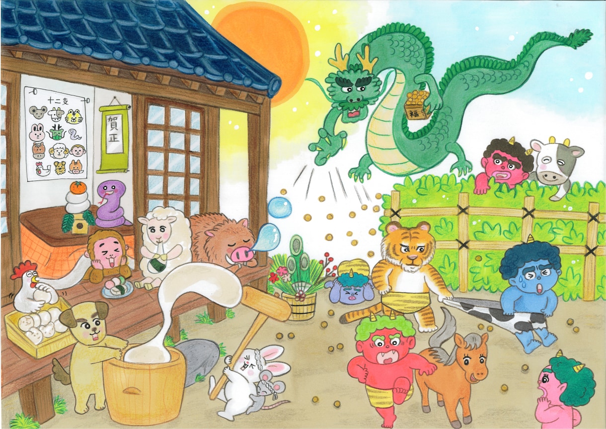 絵本風柔らかい手描きの一枚絵を描きます 表紙や挿絵、記念品やプレゼントにぴったりな絵本風イラストです イメージ6