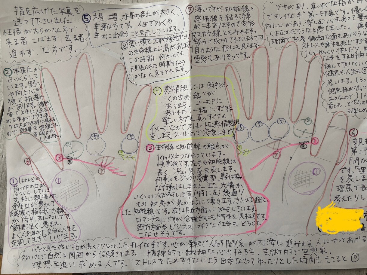 手相　占い　鑑定　貴方の運勢、性格の鑑定書作ります 手の平の写真を送るだけでお気軽鑑定！期間限定価格1000円 イメージ2