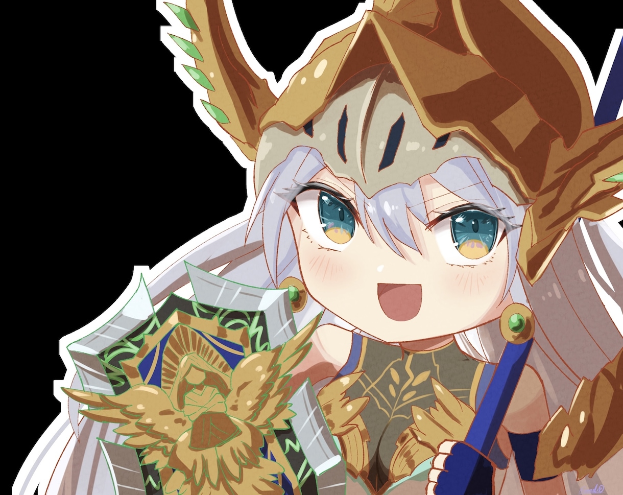ゲーム公式依頼あり！5年連続受賞！アイコン作ります ソシャゲイラスト風のアイコン作成お受けいたします。 イメージ9