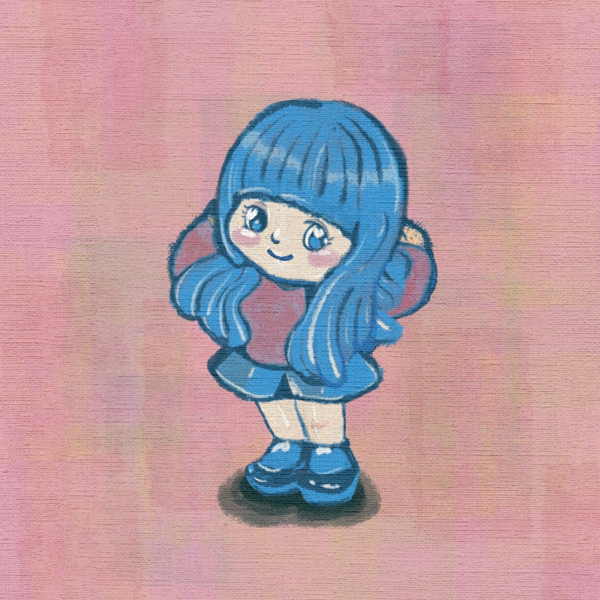 可愛いほんわかイラストをお届けします お家に飾ったりプレゼントなどにもOK イメージ3