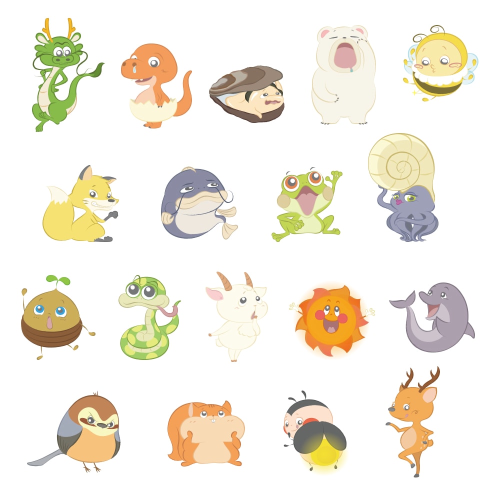 ゆるかわキャラクターのイラストを描きます マスコットキャラクターやSNSアイコンなどにおすすめ！ イメージ3