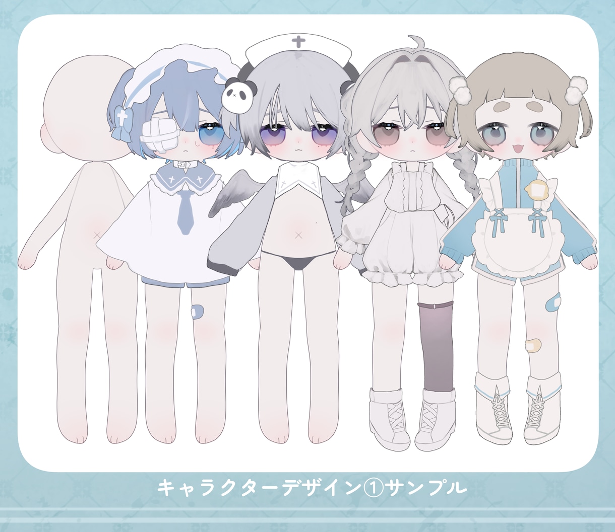 修正無制限！癖を感じるキャラクターを制作いたします 性癖もりもり、こだわりのキャラクター・衣装デザイン イメージ5