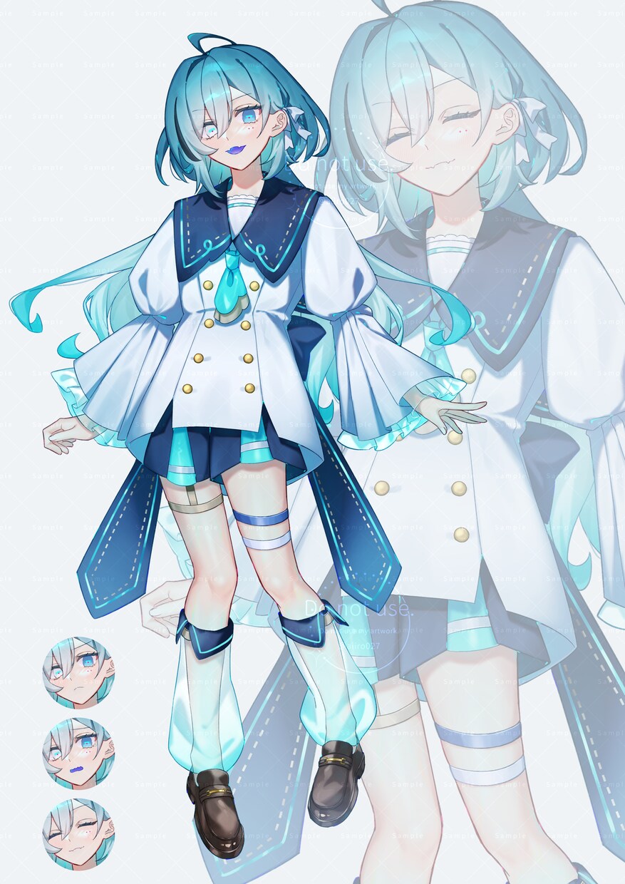 商用利用料込！活動者様向けイラスト描きます キラキラ高彩度！あなただけのキレイめネオンポップイラスト イメージ4