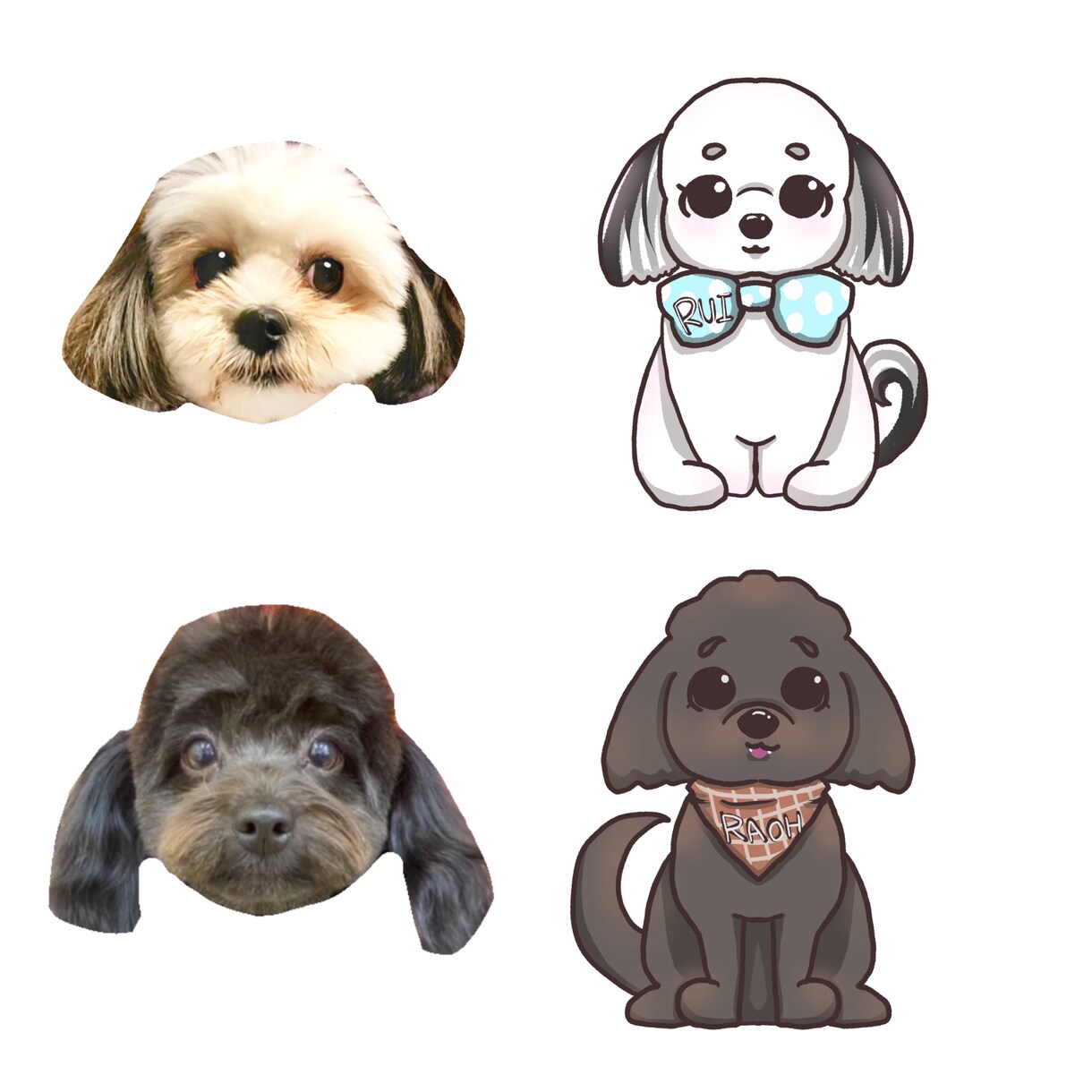 人、動物のポップなイラストお描きします あなた専用のイラストをお描きします。 イメージ6