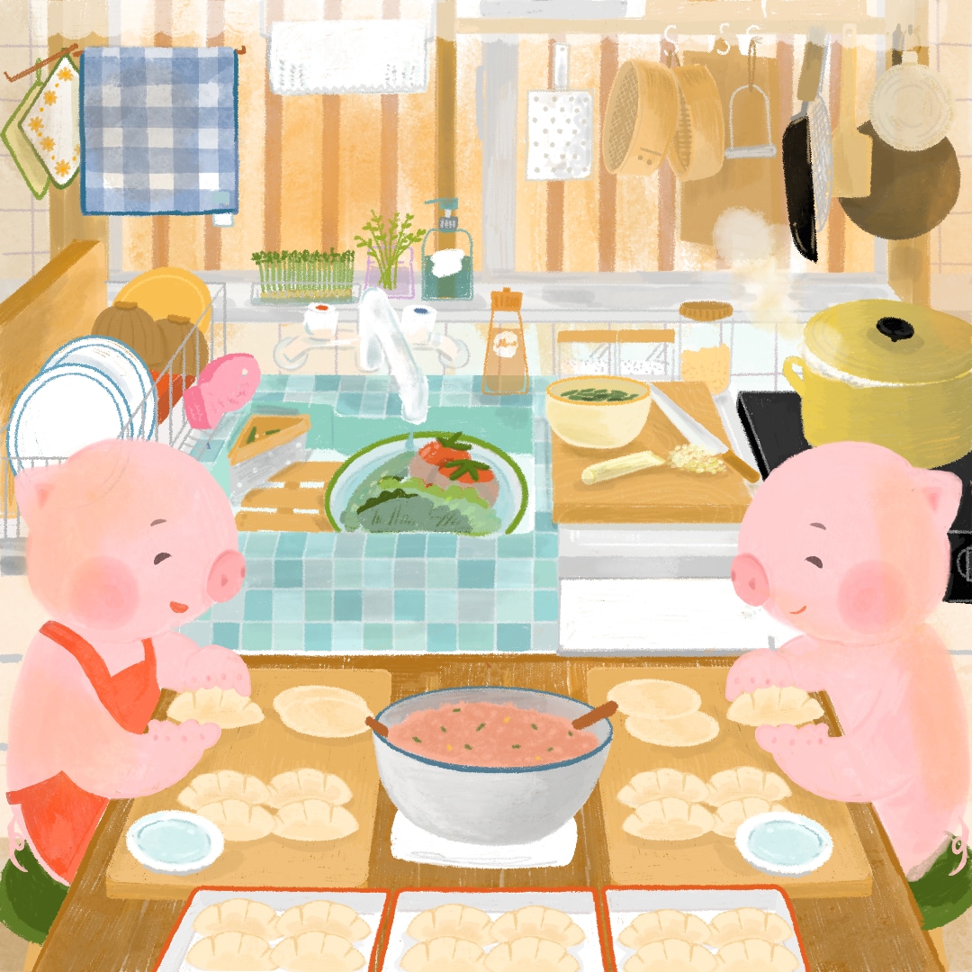 絵本のような見応えのあるイラスト描きます 細かい表現や鮮やかな色合いでイラストを制作します。 イメージ8