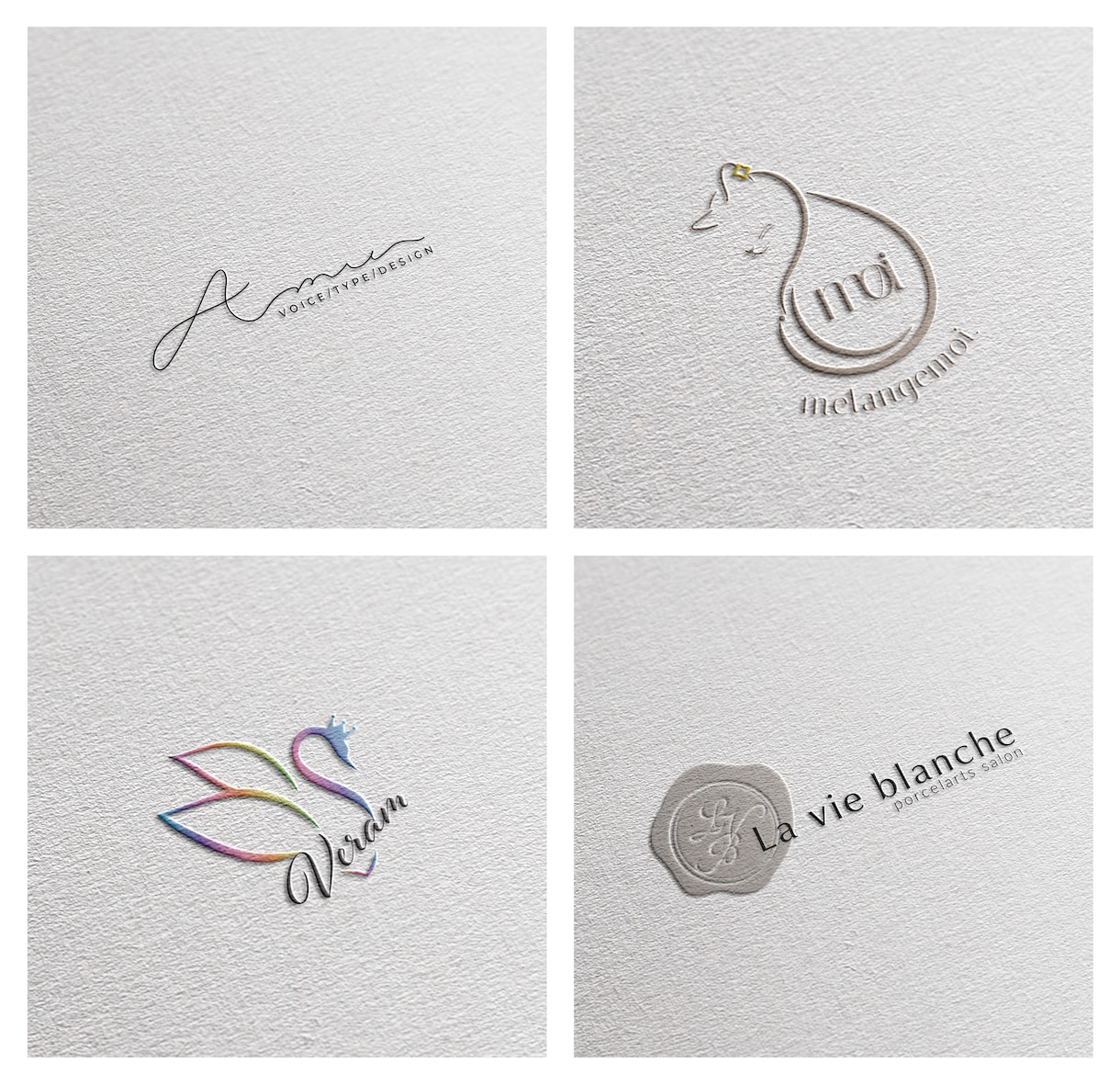 💬Coconara｜Specializing in salon design✦We create a high-class logo
               AMU DESIGN
                Five….