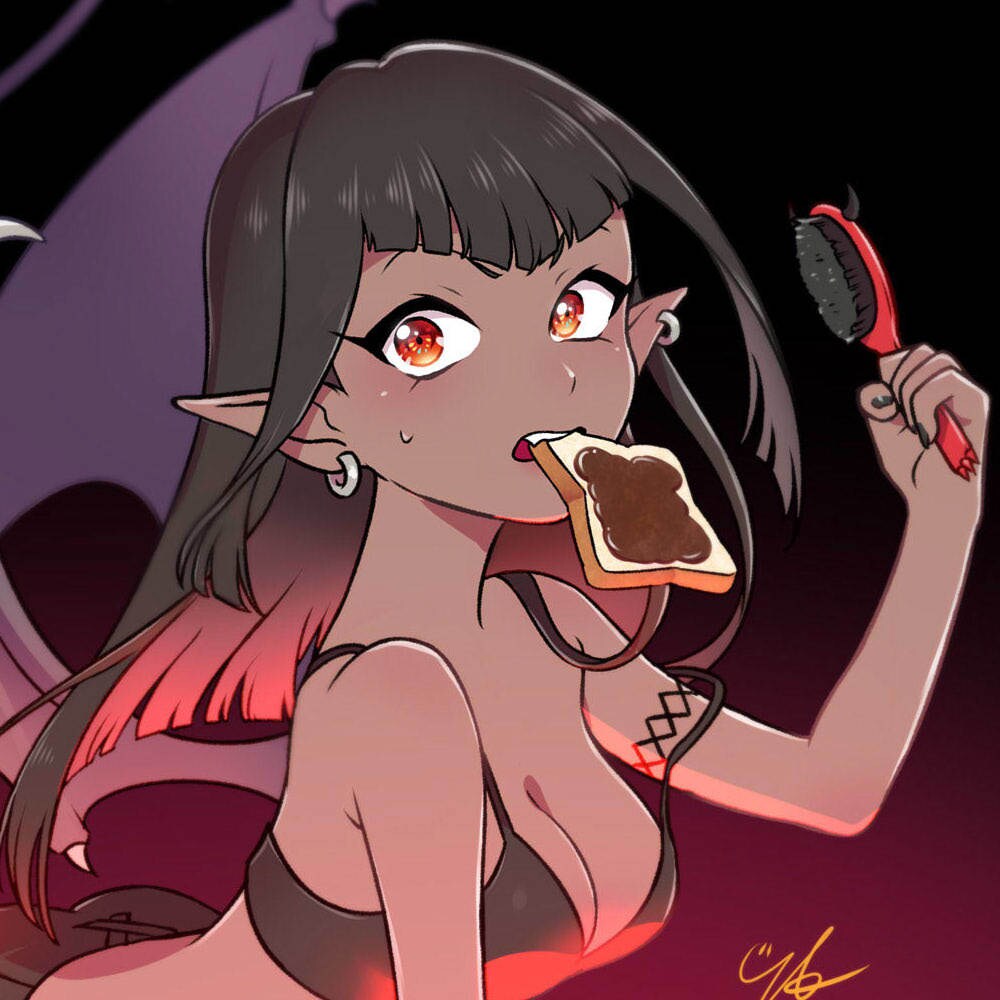ポップなキャラクターバストアップ絵描きます 背景や描きこみが少ないシンプルな一枚絵です。 イメージ5