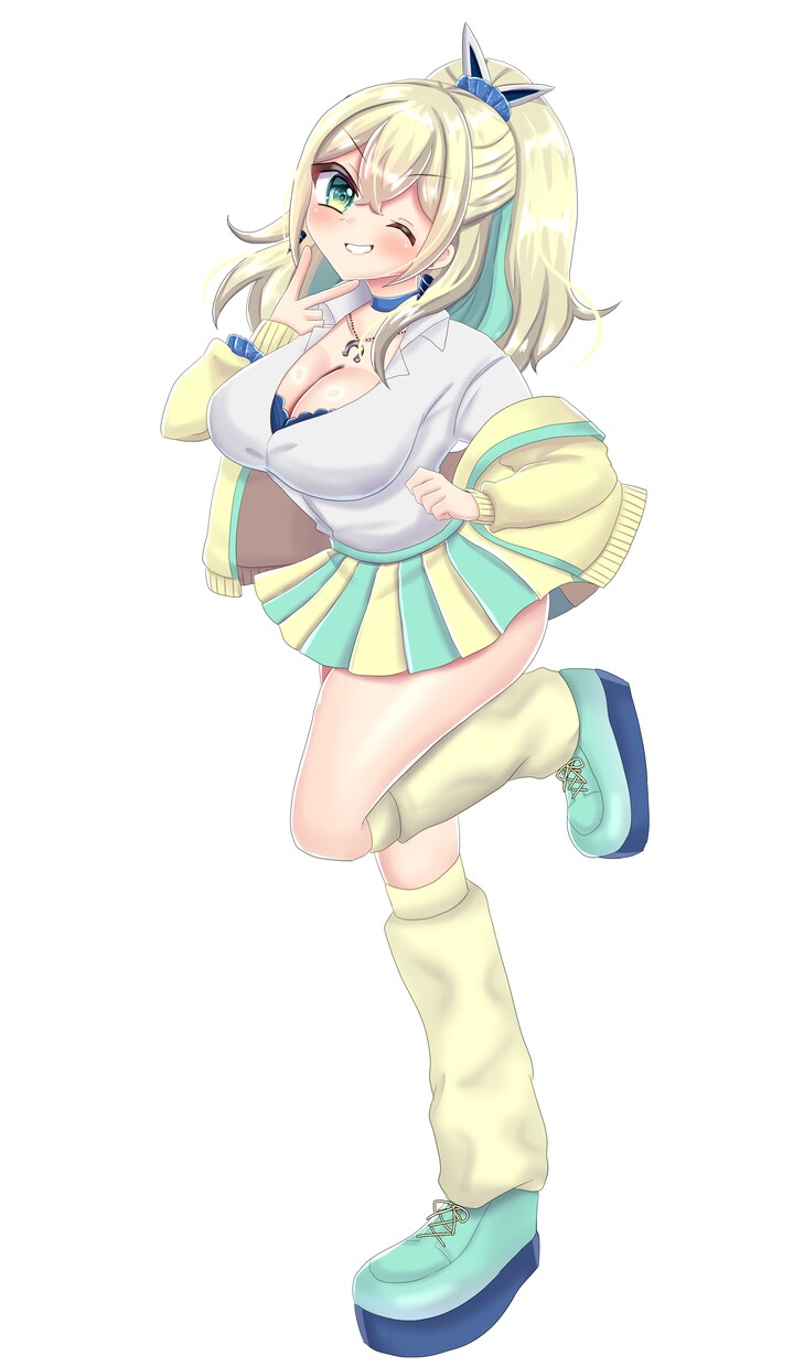 キラキラで萌え系な立ち絵制作します 女児アニメのようなキラキラしたカワイイ女の子が得意です！ イメージ5