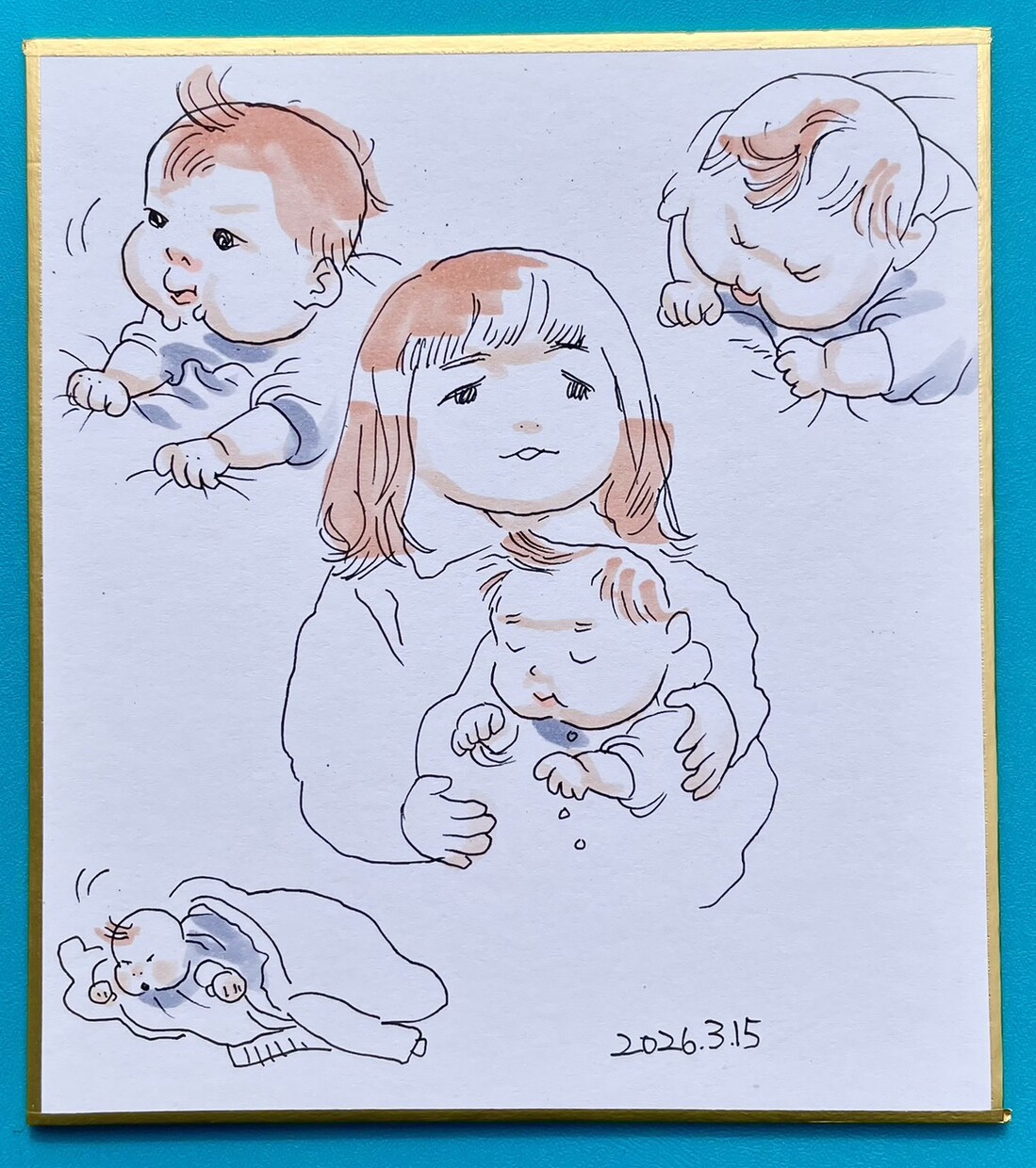 明るくイキイキした絵柄で似顔絵を描きます いろいろな場面にぴったりな似顔絵を手描きで制作いたします！ イメージ3
