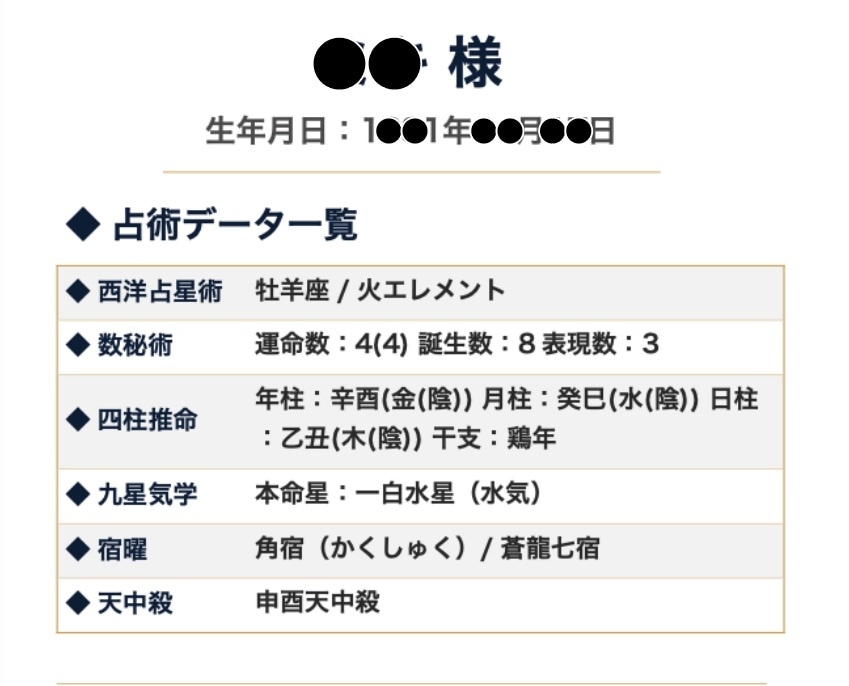 6占術統合｜あなたの命式と本質、読み解きます 独学29年が辿り着いた、あなただけの設計図 イメージ4