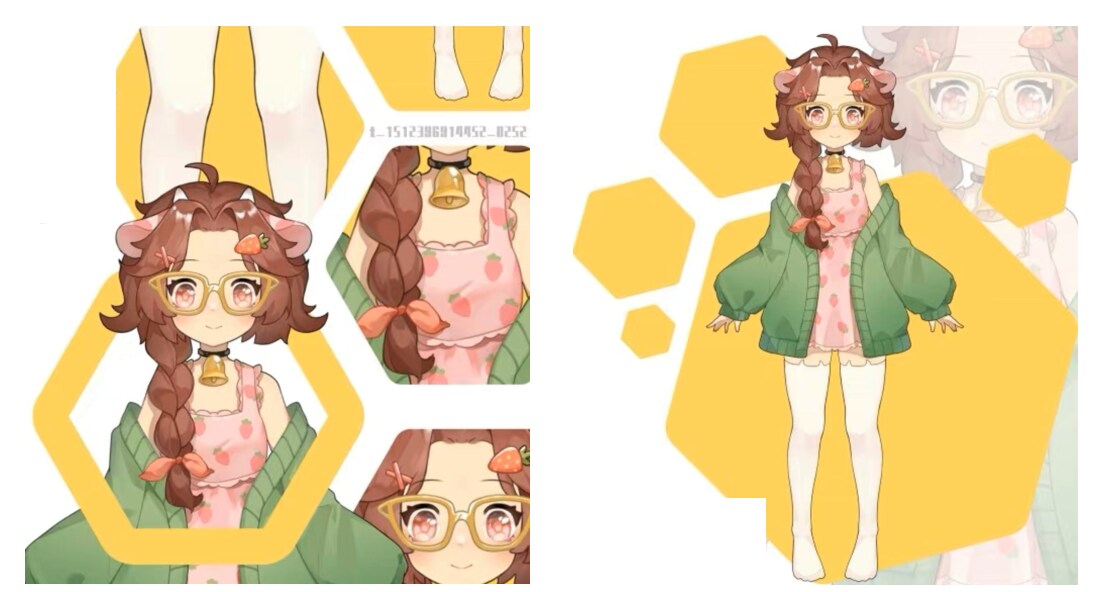 可愛い系向けの全身live2Dを提供します 魅力溢れる可愛い女の子のためのLive2Dモデリングサービス イメージ3