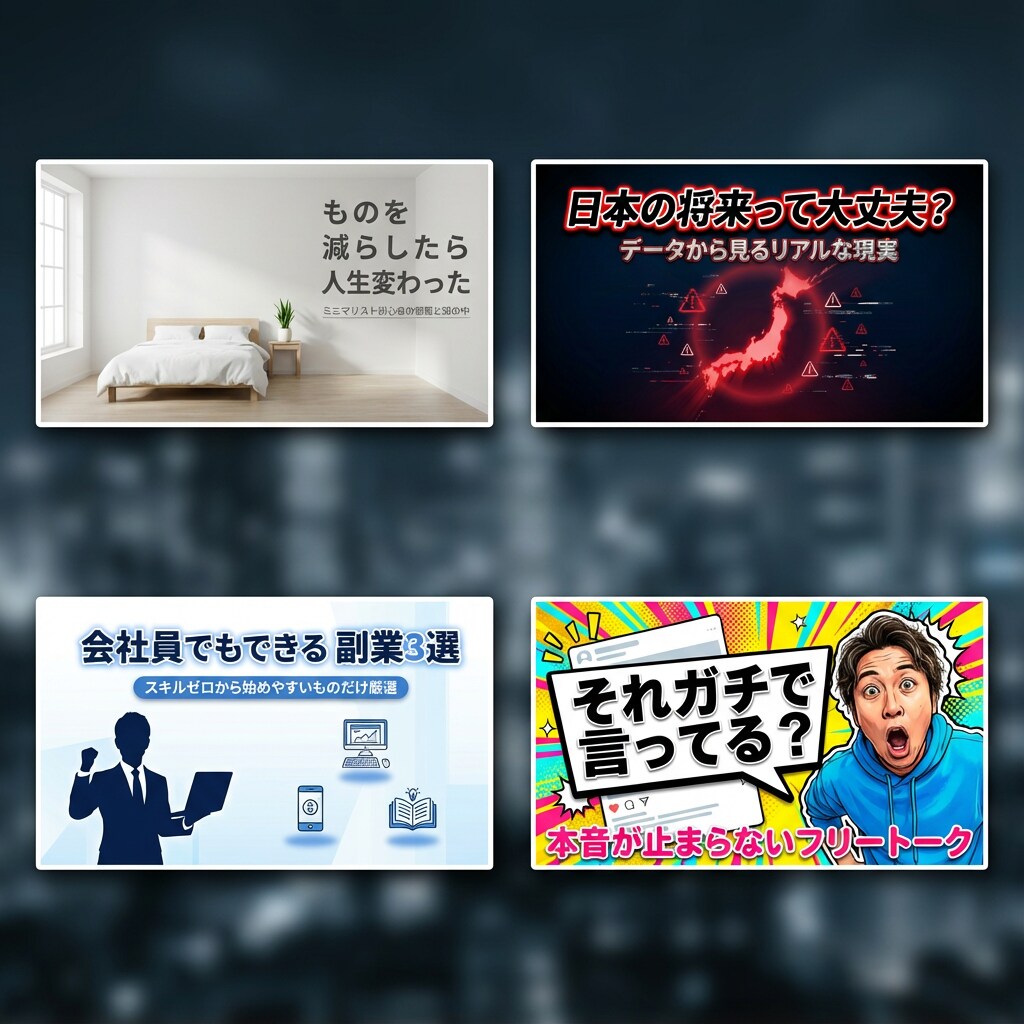 安い価格で質の高いサムネイルを作成します "1000円で" 2つのサムネイルを作成します イメージ2
