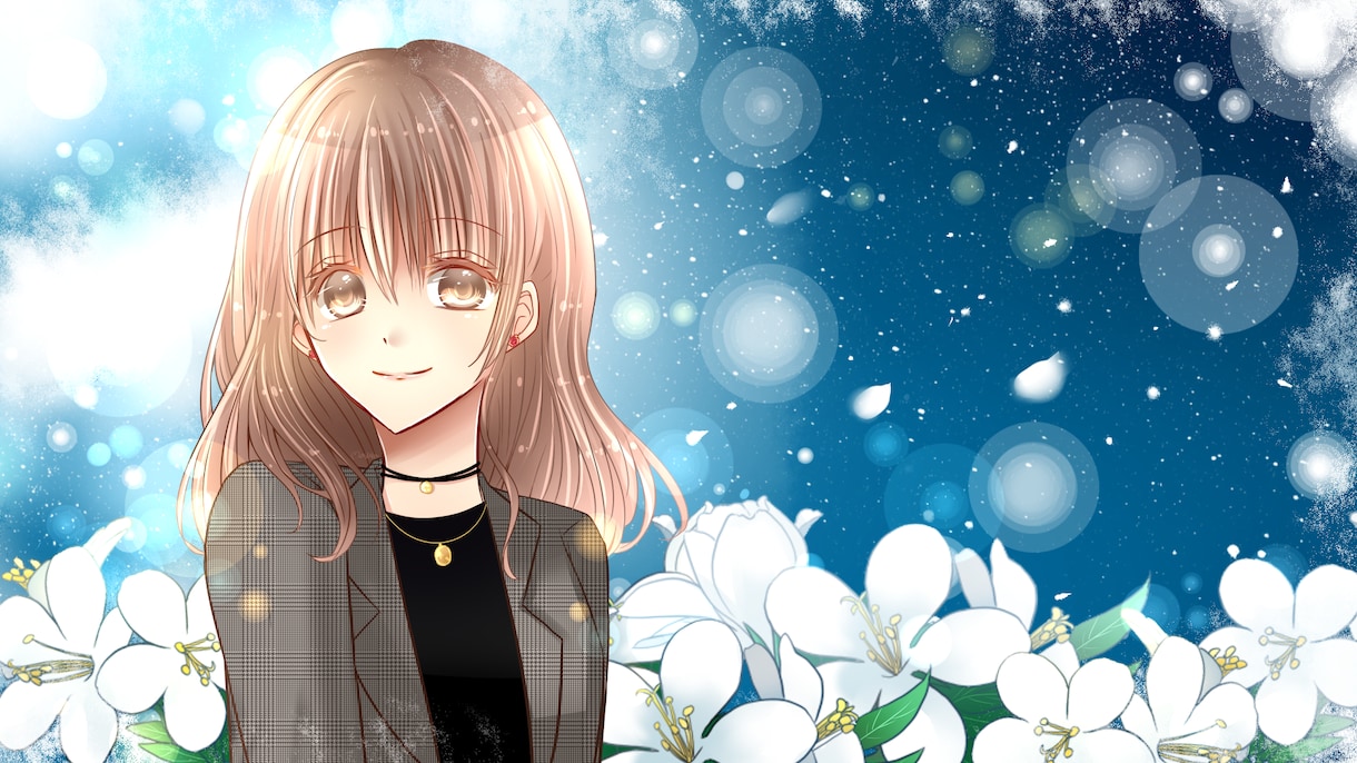 動画やその他用途様々！透明感あるイラスト描きます 様々な用途で使える一枚絵お描きします！ イメージ6