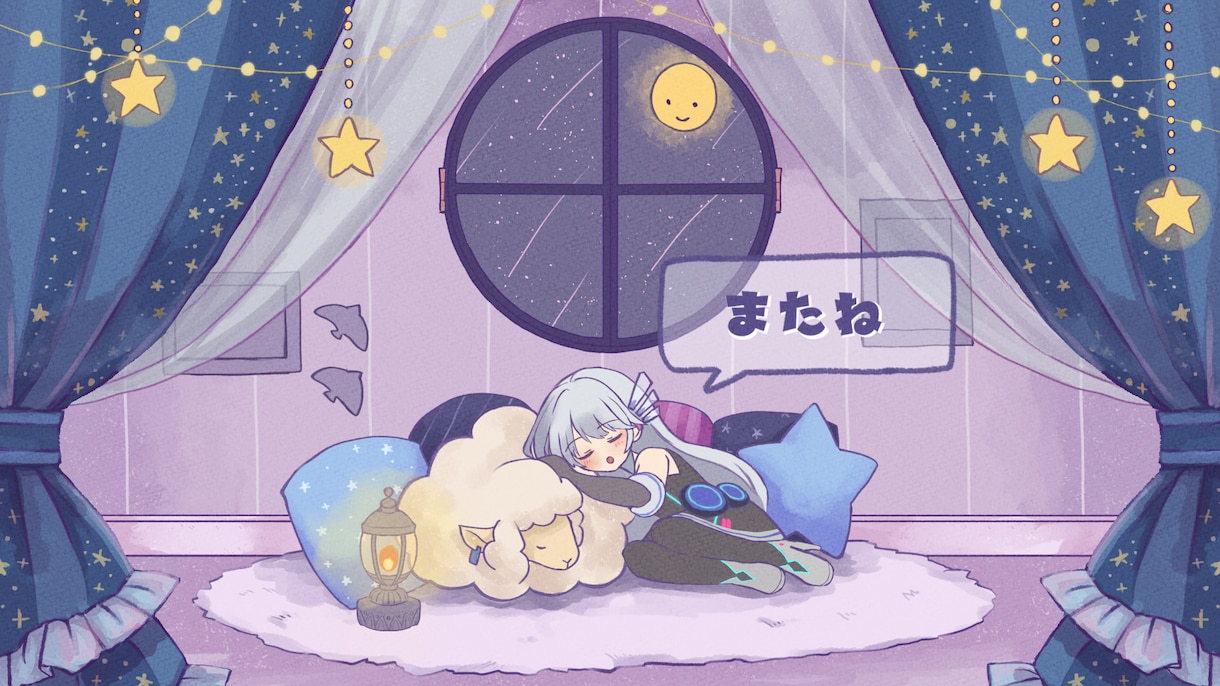 あなたの世界観を反映したアニメーションを制作します VTuber向けOP/EDループアニメーション制作 イメージ5