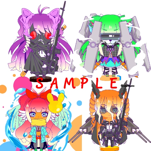 キャラクター・アバター作成します 人型・人魚・ネコ型などさまざま☆ イメージ2
