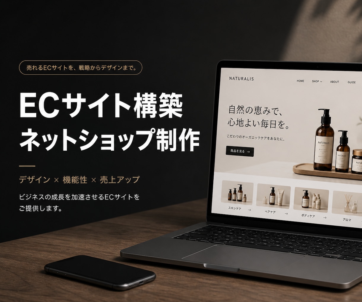 ECサイト構築｜ネットショップ制作します 売れるEC構築｜決済・運用対応 イメージ1