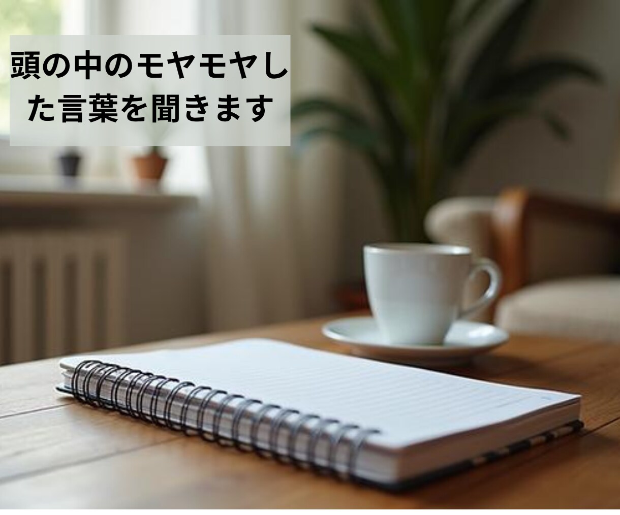 頭の中のモヤモヤした言葉を聞きます 話しているうちに自分の考えがみえてきます イメージ1