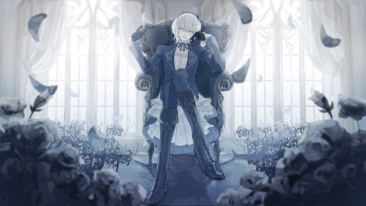 アンニュイでかっこいいイラストを描きます 配信サムネイルや歌ってみたなど。オプションで商用利用可。 イメージ5
