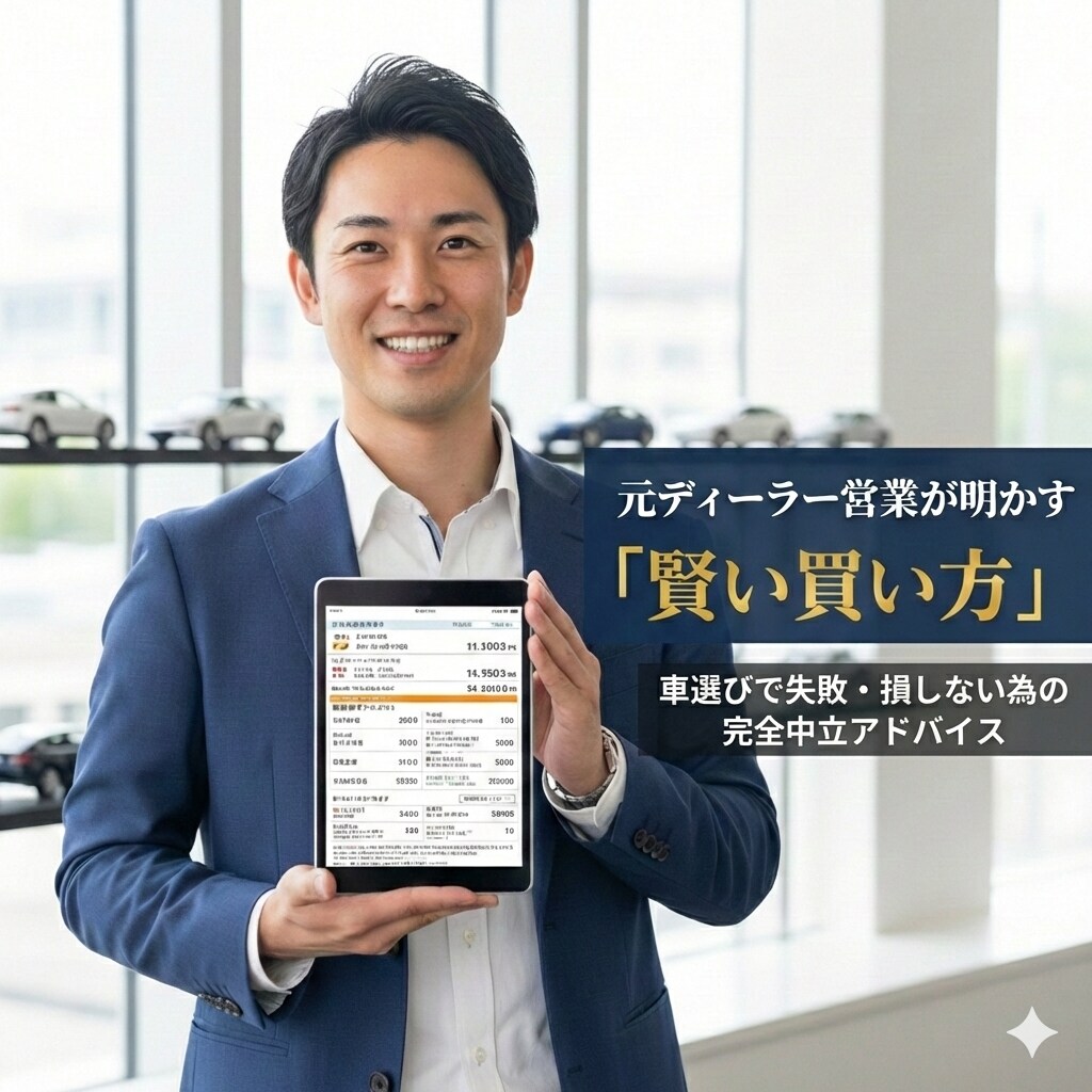 車購入検討時のお悩みに忖度抜きでアドバイスします 車購入に関するお悩みをサポートします！ イメージ1