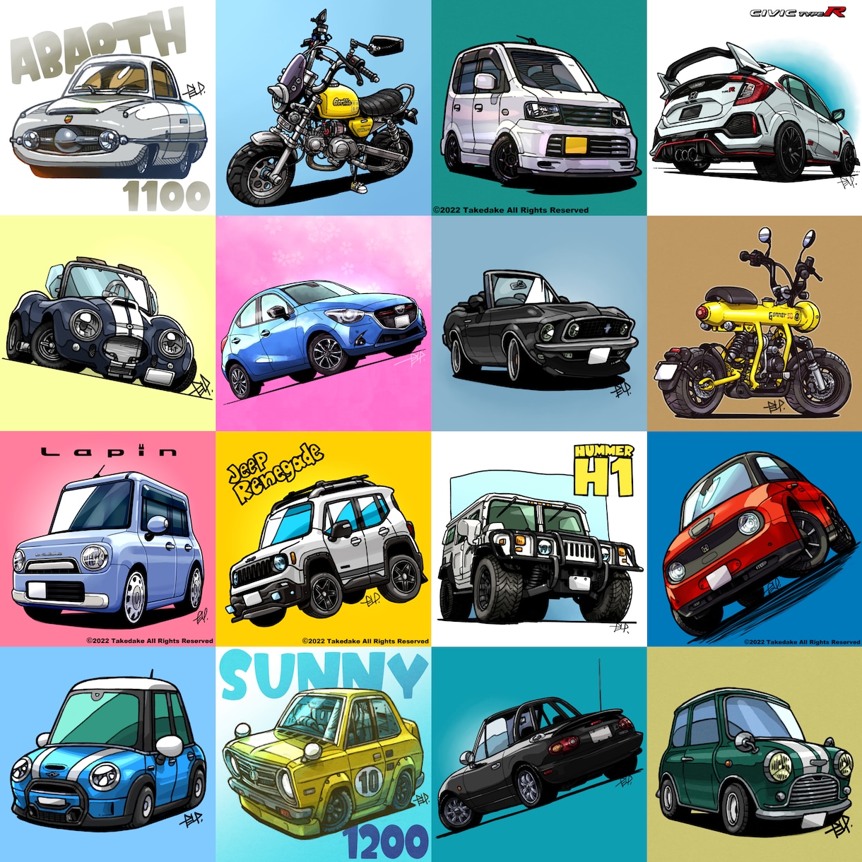 あなたの愛車、バイク、憧れの車を描きます 大好きな愛車を記念にイラスト化しませんか イメージ5
