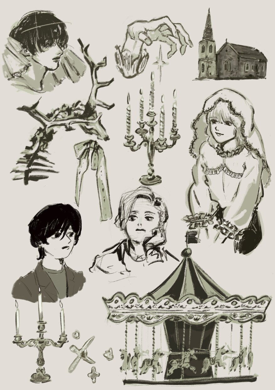 ラフでおしゃれなイラストをお描きします アイコンやちょっとした挿絵など何でも使える イメージ1