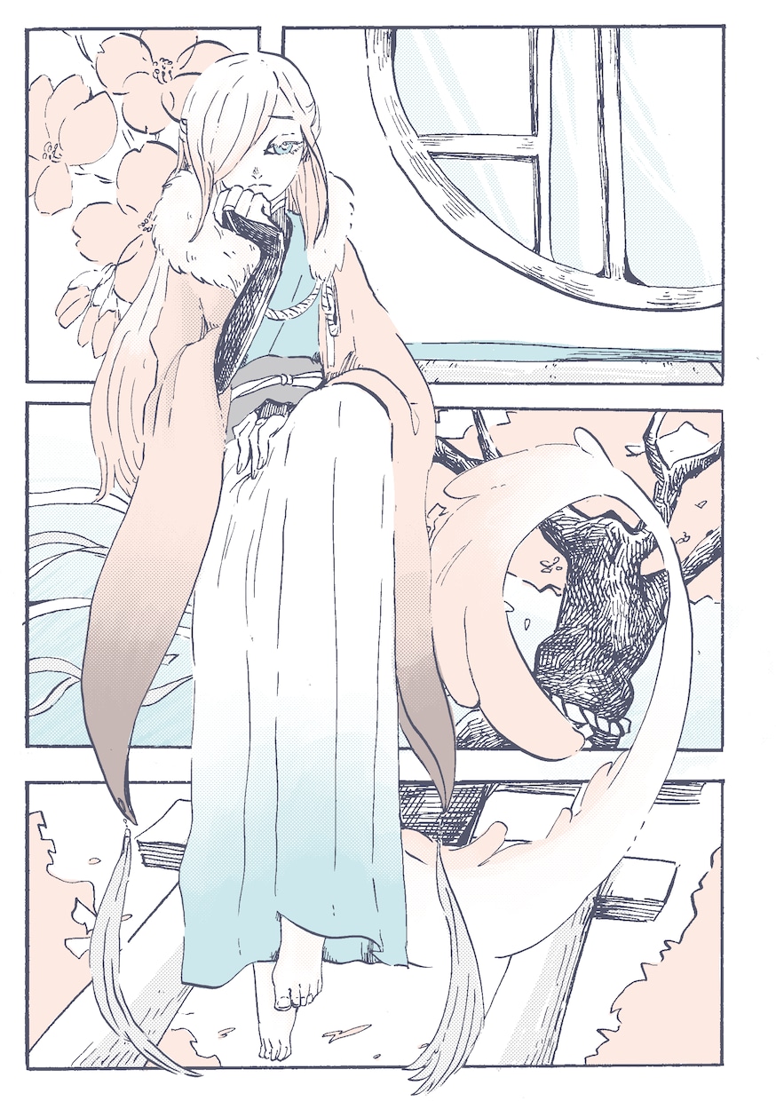 ４色程度の配色でキャラクター全身イラスト描きます 漫画みたいなキャラクターイメージ背景も制作可能 イメージ3