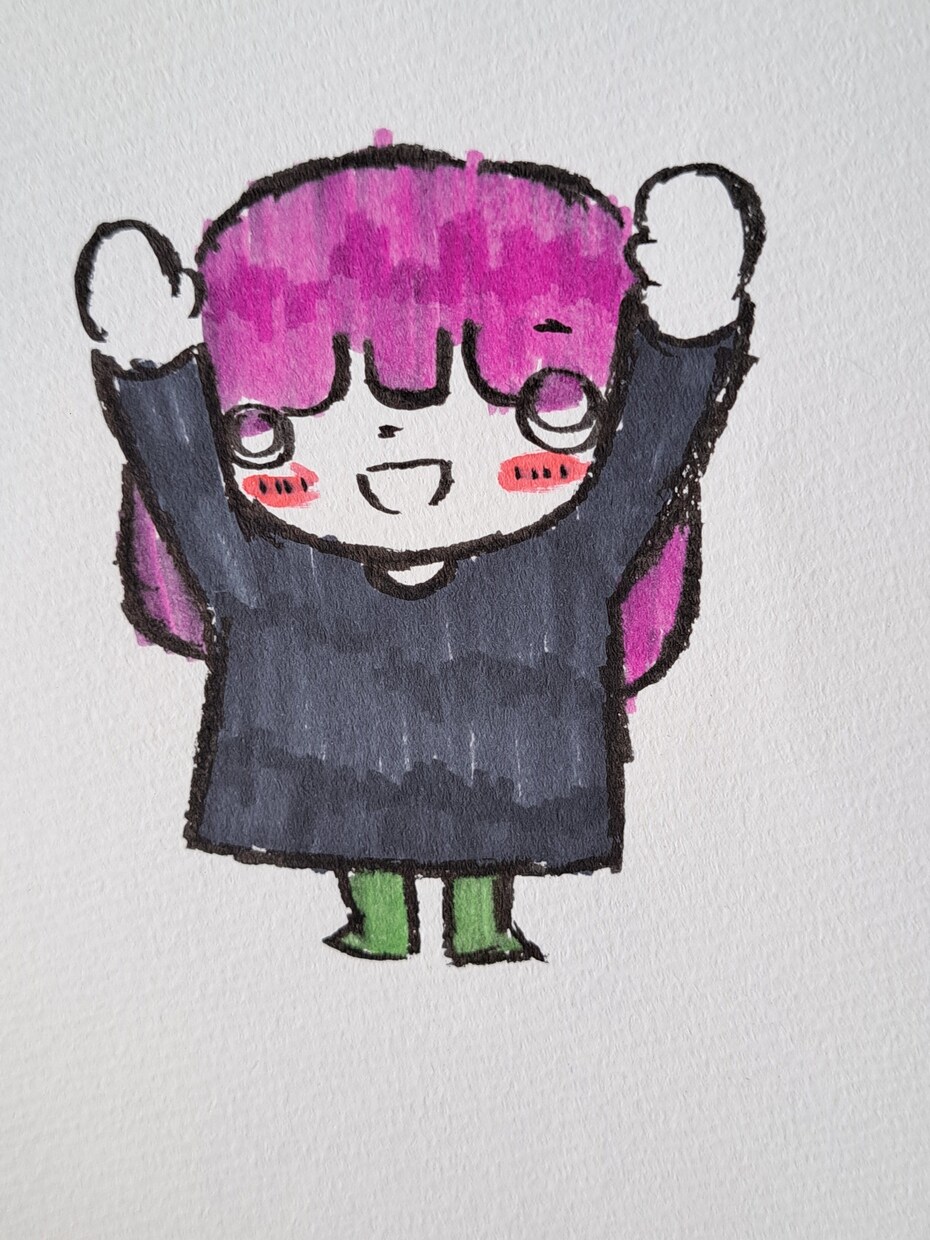 手描で可愛いポップなイラストかきます アイコン作成、表紙、キャラクター作成、グッツデザインなど⭐ イメージ2