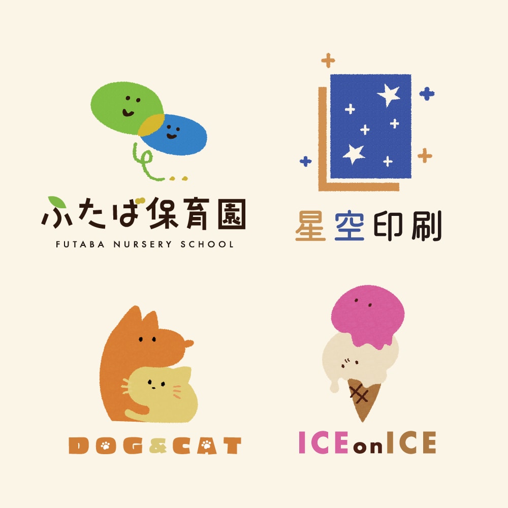 やさしいかわいいロゴお作りします かわいいロゴデザインで見る人のこころを掴みましょう イメージ3