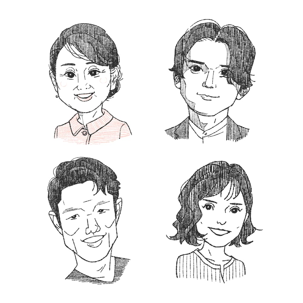 アイコン用の似顔絵イラストを作成します 線画タッチの似顔絵イラストお描きします！ イメージ2