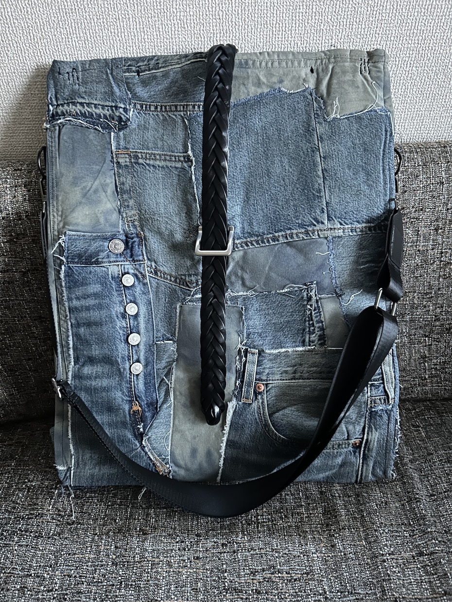 お持ちのお洋服をオリジナルのbagにリメイクします 世界に一つだけのbagにリメイクして生まれ変わります イメージ2