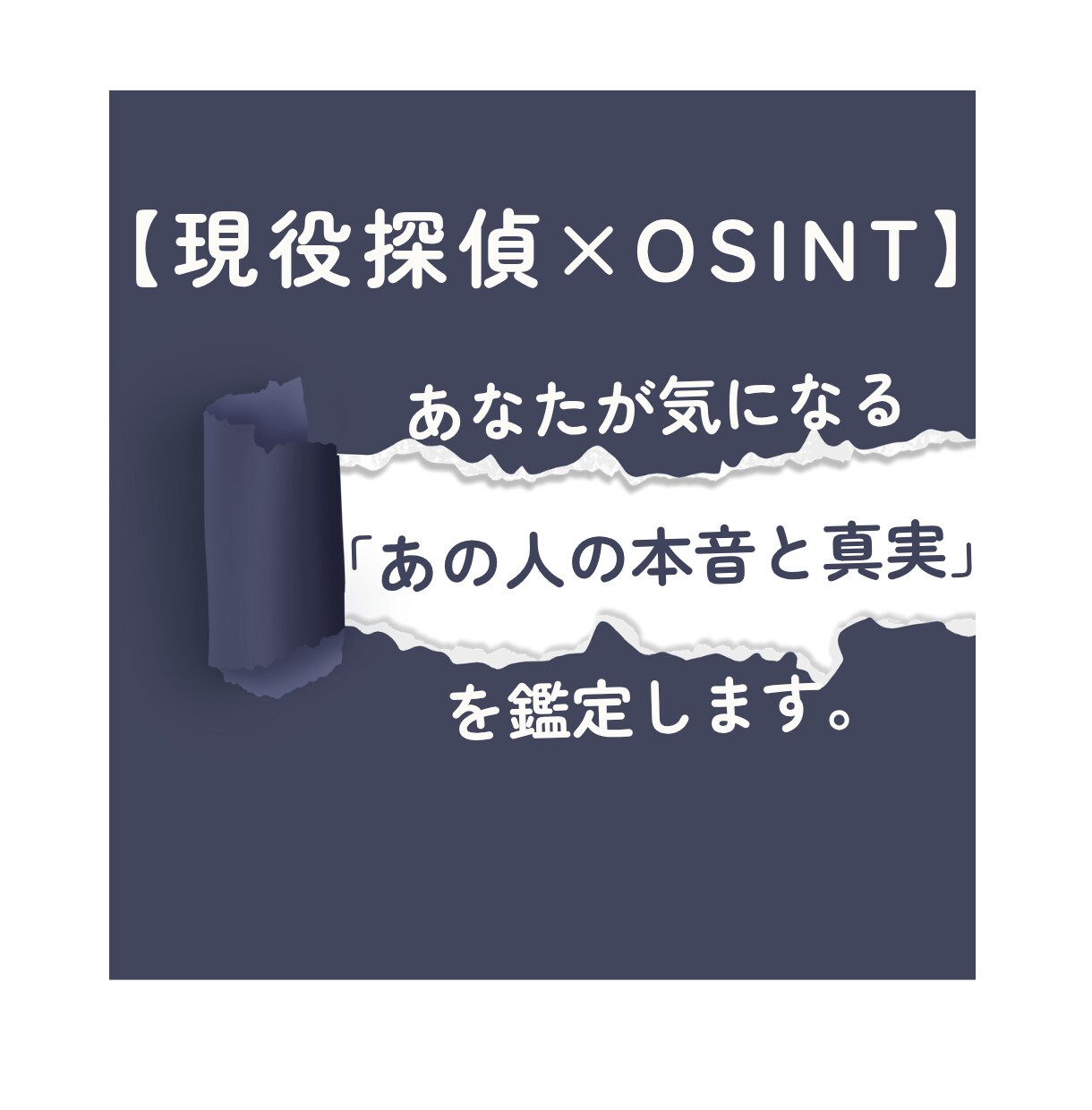 浮気チェック鑑定【現役探偵】お悩み解決します あなたの「モヤモヤ」を、探偵の眼とOSINTで解き明かします イメージ1