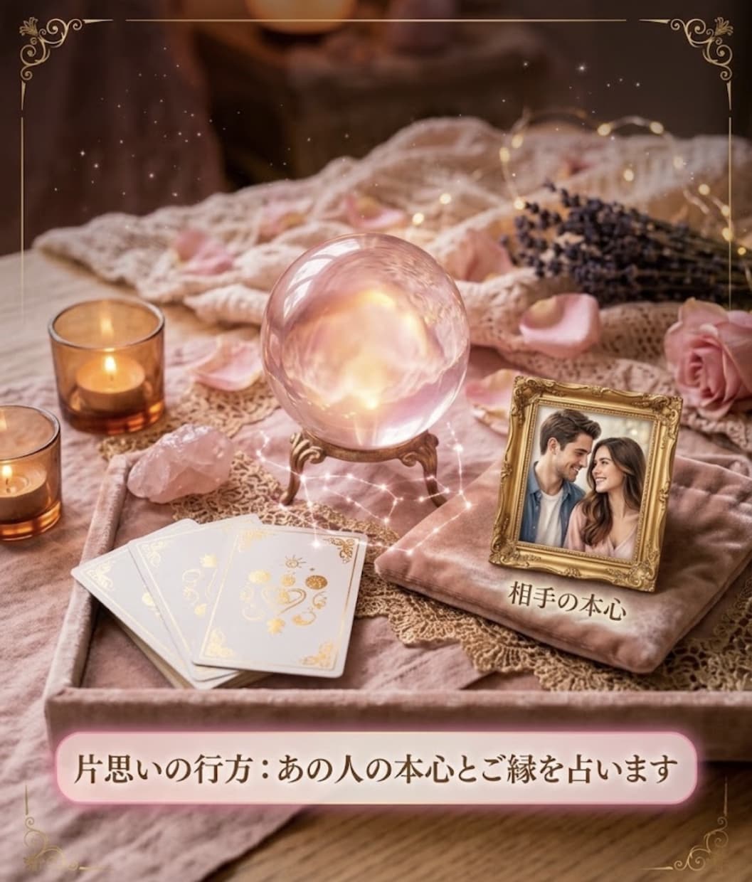 片思いのあの人の本音と恋の行方を占います あの人の気持ちが知りたい。そんなあなたのための片思い鑑定 イメージ2