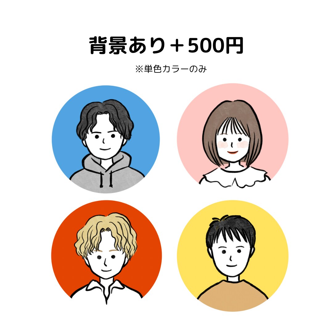 ゆる〜い似顔絵お描きします アイコンや名刺、資料作りにもおすすめです イメージ6