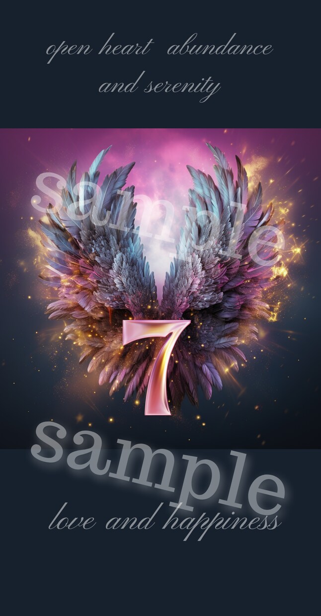 オリジナル守護天使画像＆メッセージをお届けします あなただけの守護天使＆メッセージを美しいAIアートでお届け イメージ3