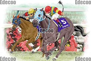 競馬のイラスト何でも制作します 好きな馬、好きな騎手、好きなレース、どんな依頼でも制作OK！ イメージ4