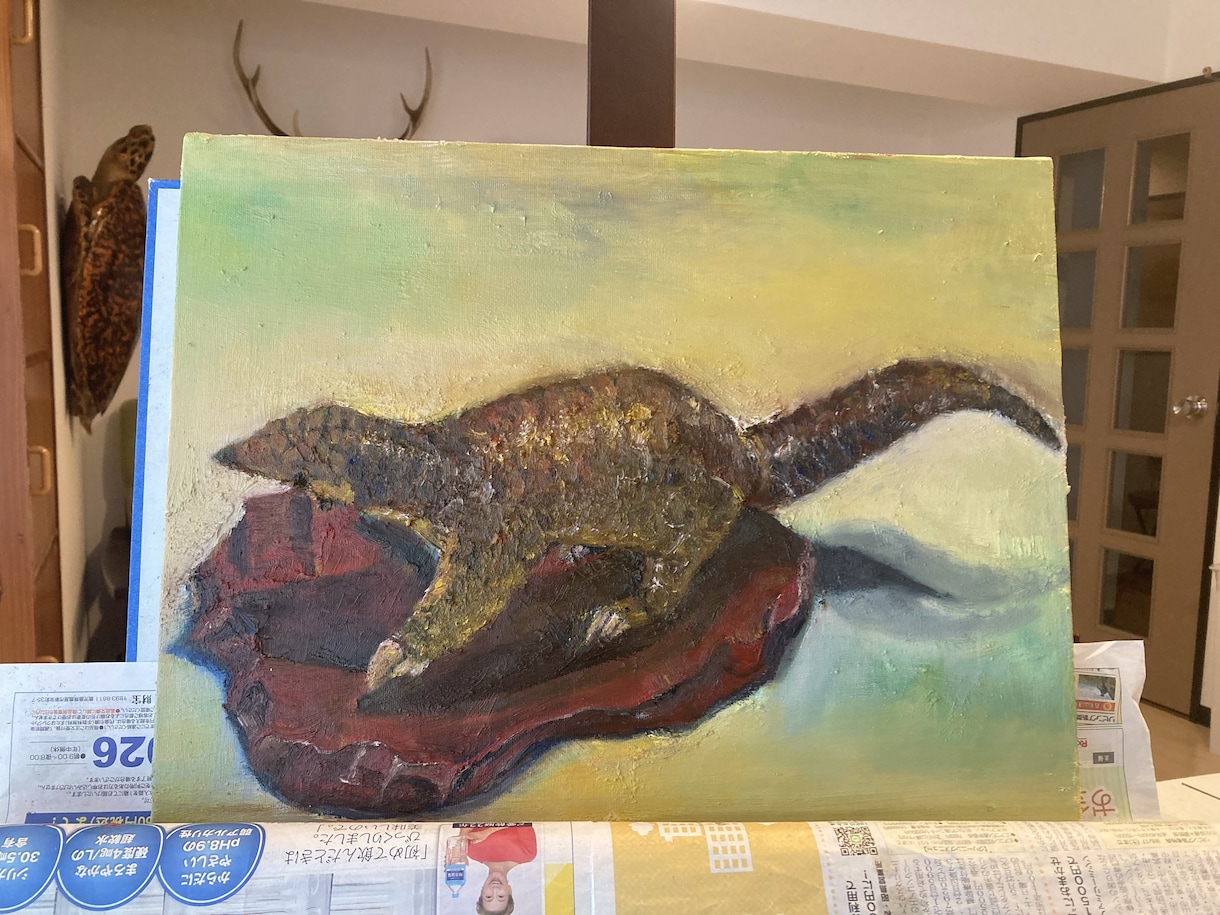 油絵でペットや動物のオーダー絵画を丁寧に制作します 一つ一つ丁寧に仕上げます、眺めるたびに心が和らぐ手書き絵画 イメージ2