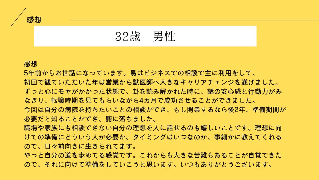 易経で就職・転職・起業のタイミングを見ます 3ヶ月～1年以内を目指している方へのアプローチ イメージ3