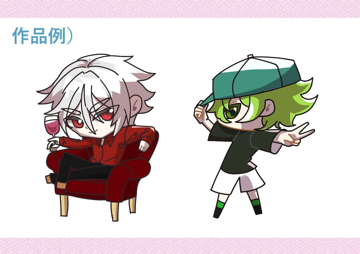 デフォルメキャラ制作承ります かわいらしいキャラクターを描かせて頂きます イメージ3