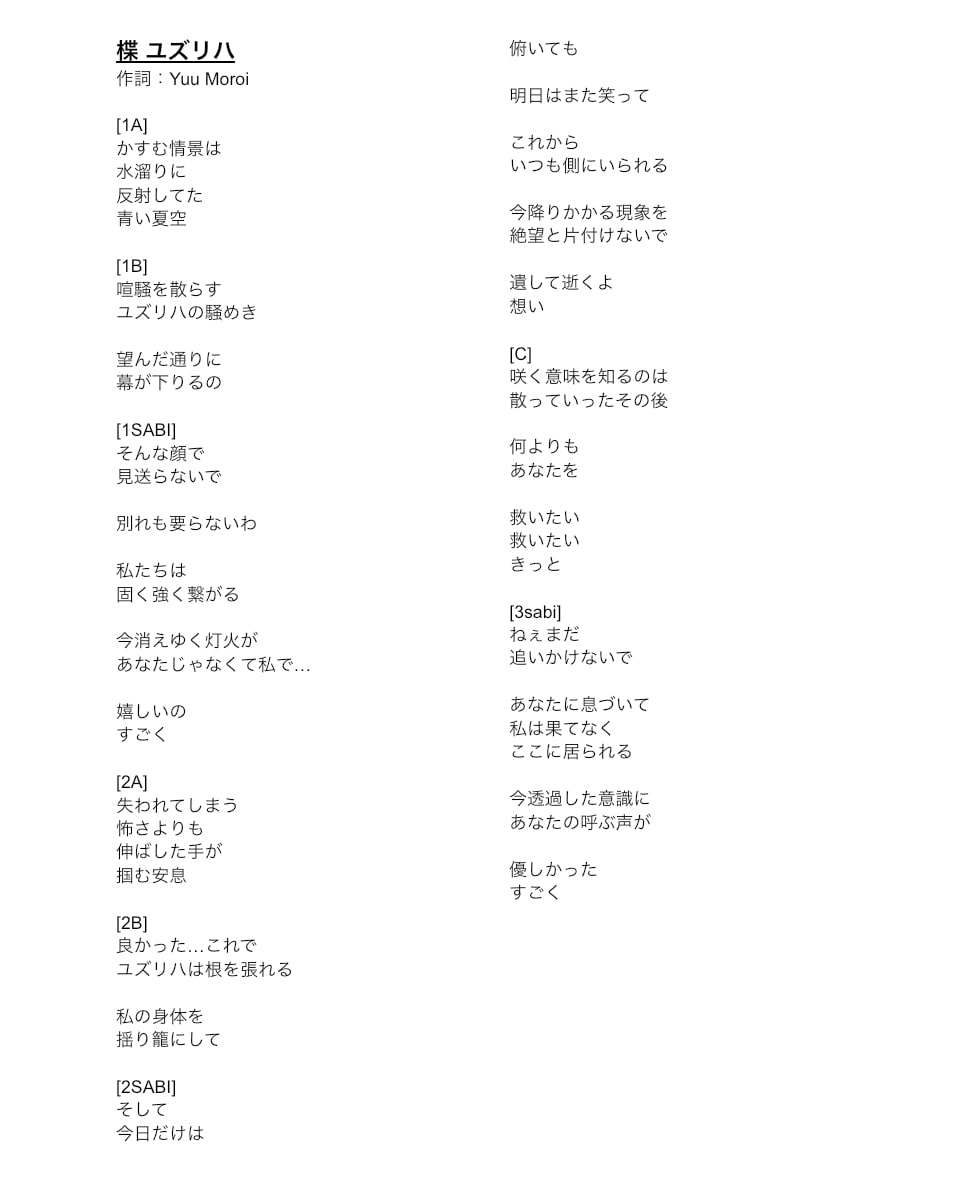 プロ案件実績多数の作家が作詞します 想いや世界観を「歌いやすい言葉」に｜English OK イメージ7
