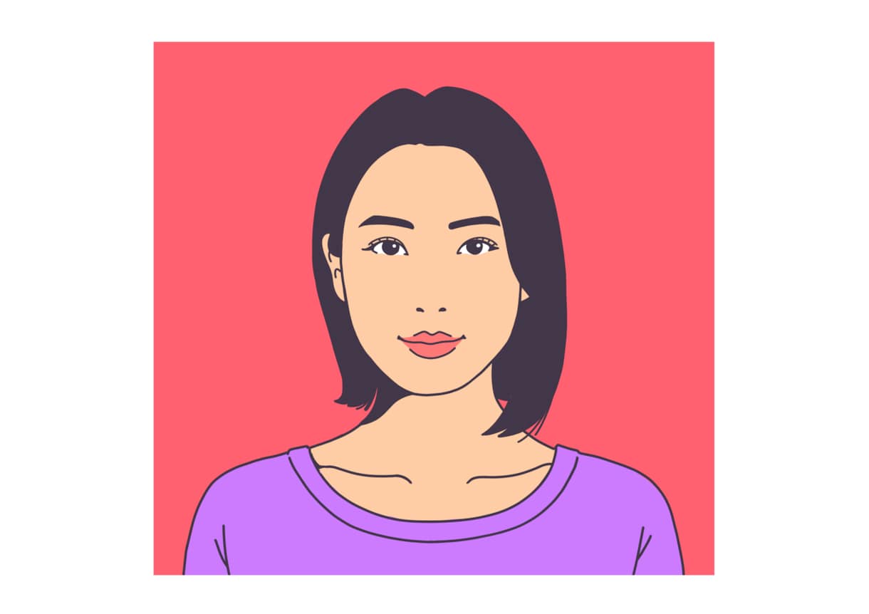 明るいカラーであなたらしい似顔絵を描きます 名刺やSNSのアイコンにも＊おしゃれなシンプル似顔絵 イメージ6
